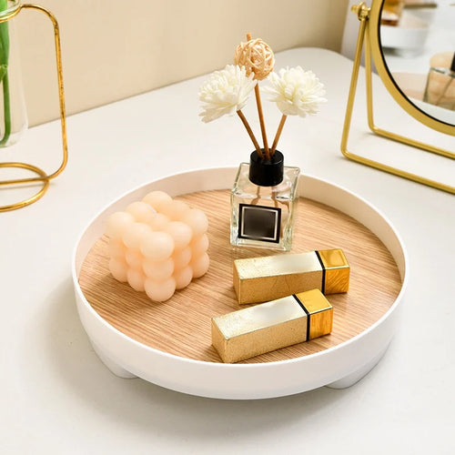 plateau de rangement en bois pour cils bijoux et cosmétiques - vue 2 sur 6