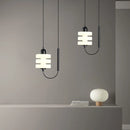 suspension design noire contemporaine
