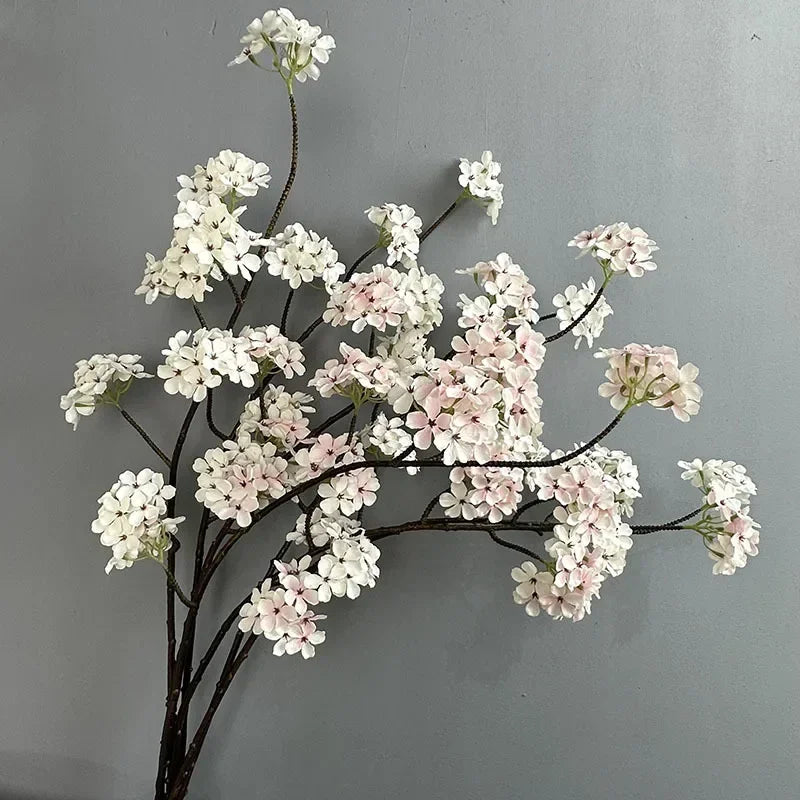 fleurs artificielles en soie pour décoration douce et élégante - vue 3 sur 8
