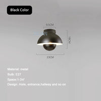 plafonnier LED moderne pot rond coloré