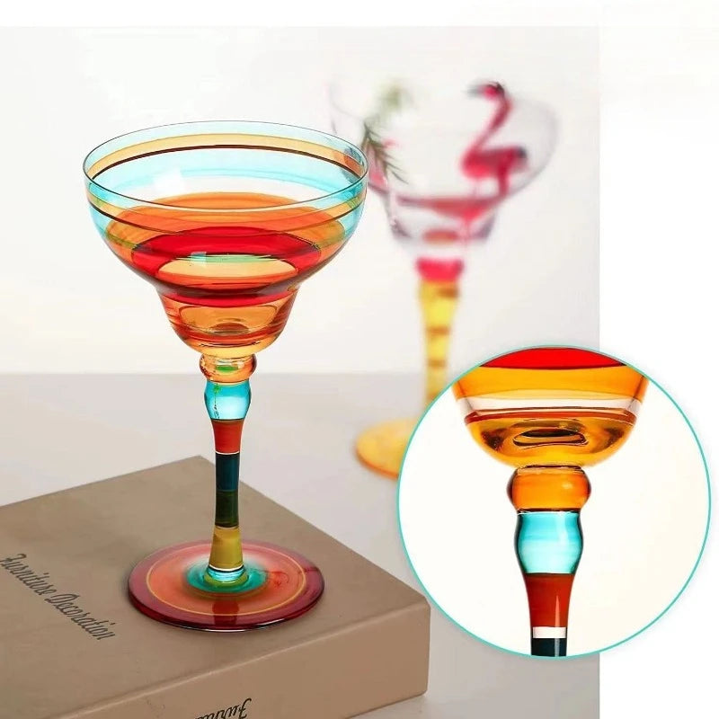 Verre cocktail fait main style margarita champagne créatif - vue 5 sur 7