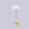 Lampe à poser style vintage LED en métal doré Anila