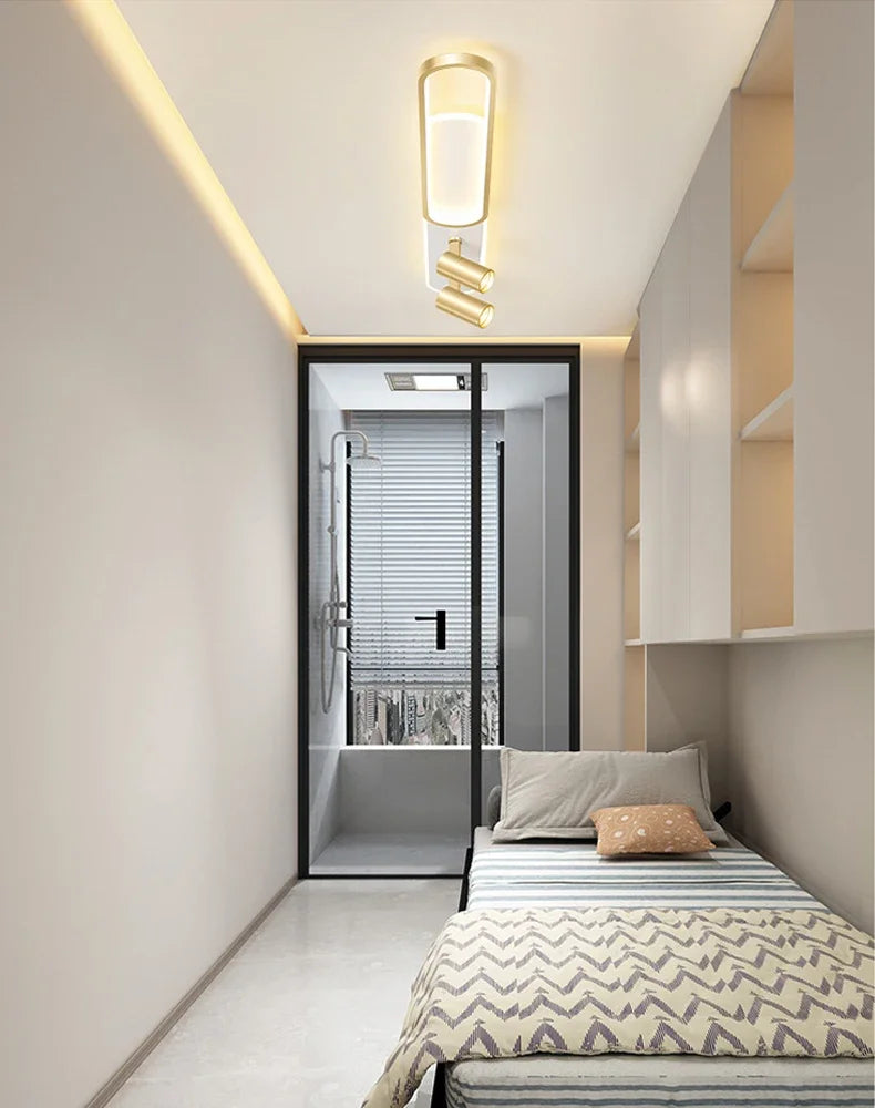 Éclairage led moderne pour maison salon couloir vestiaire.