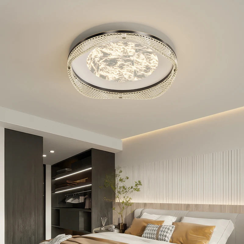 plafonnier moderne en laiton design créatif minimaliste pour intérieur
