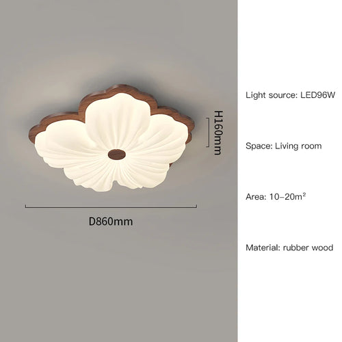 plafonnier moderne en bois pour décoration intérieure élégante - vue 12 sur 13