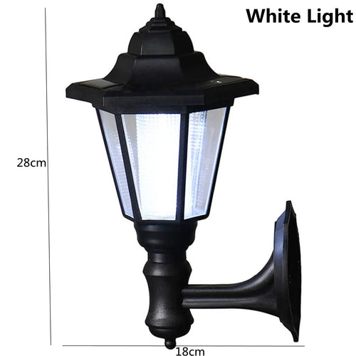 LED à alimentation solaire lumière de clôture carrée blanc chaud lampe éclairage extérieur pilier étanche IP65 lampe solaire extérieure pour jardin - vue 14 sur 14