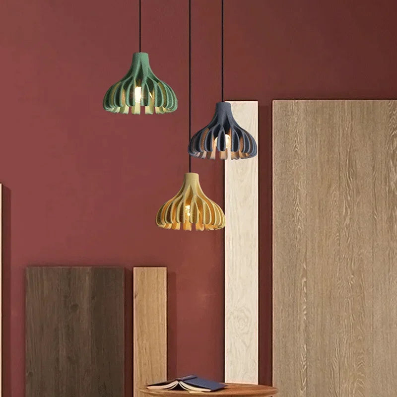lustre moderne design en résine pour décoration commerciale - vue 5 sur 11