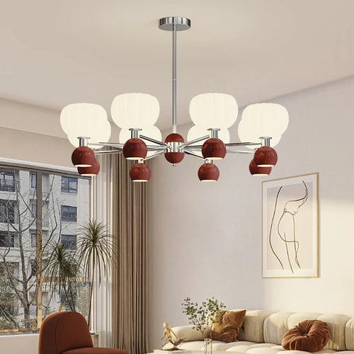 lustre led moderne haut bas éclairage intérieur suspendu - vue 2 sur 18
