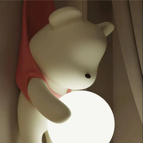 applique murale led ours décorative pour chambre enfant - vue 9 sur 9