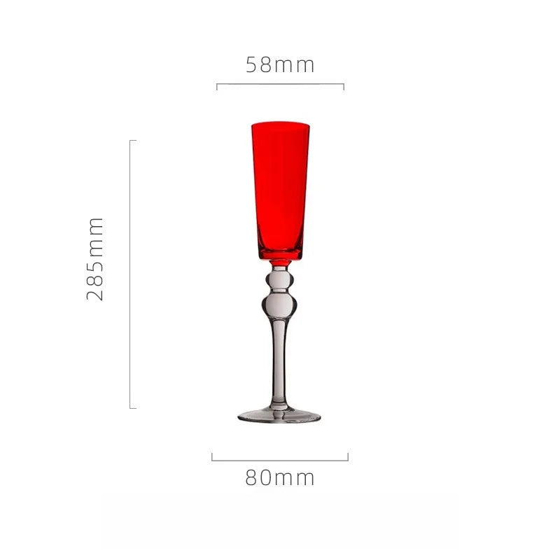 Verre champagne festif cristal ciselé coupe élégante réception - vue 7 sur 7