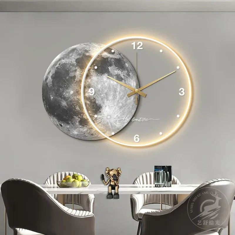 horloge murale design moderne pour décoration intérieure élégante - vue 6 sur 9