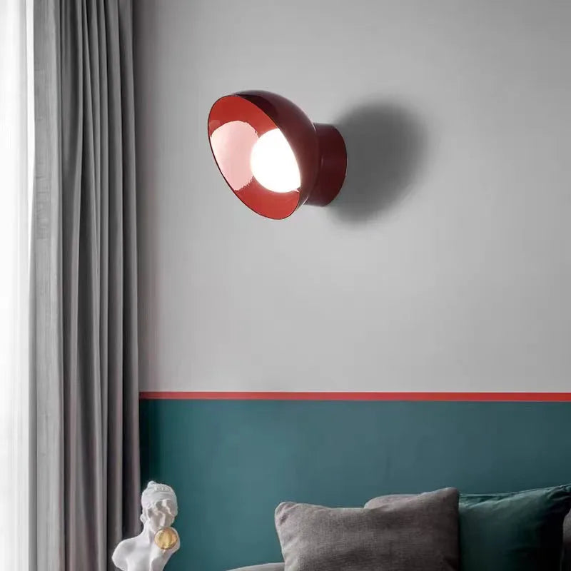 applique murale petite en verre avec trois gradations modifiables