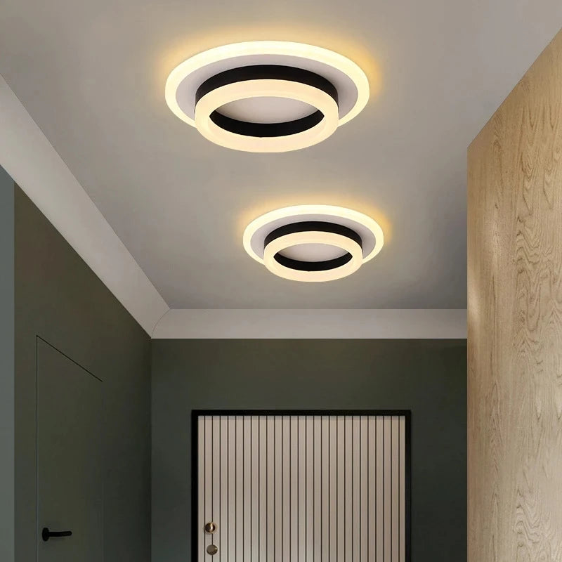 Plafonnier carré led moderne simple nordique pour intérieur