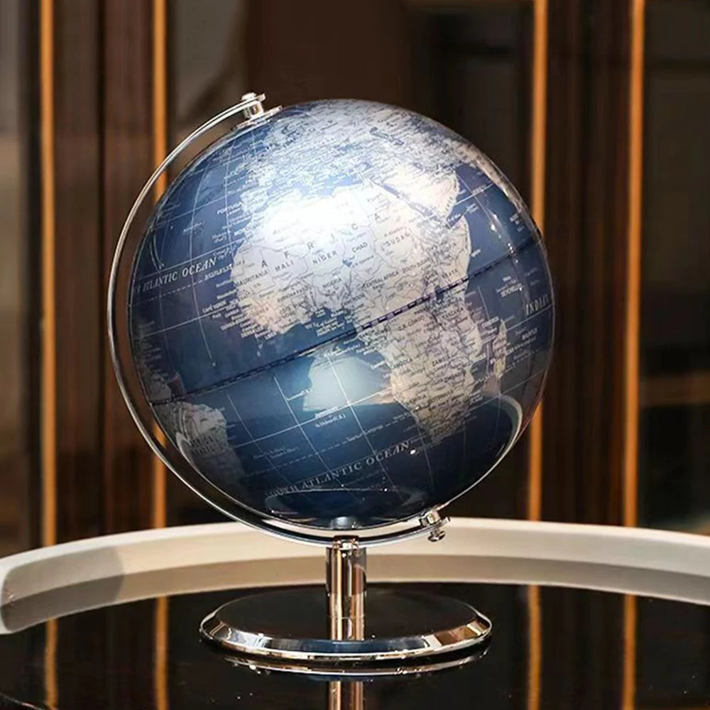 globe rotatif créatif en style européen décoration artisanale - vue 3 sur 8