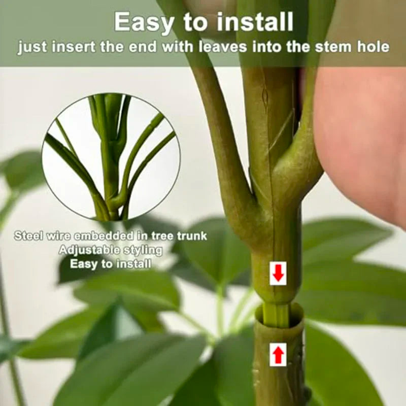 plantes artificielles tropicales pour décoration intérieure et extérieure - vue 5 sur 18
