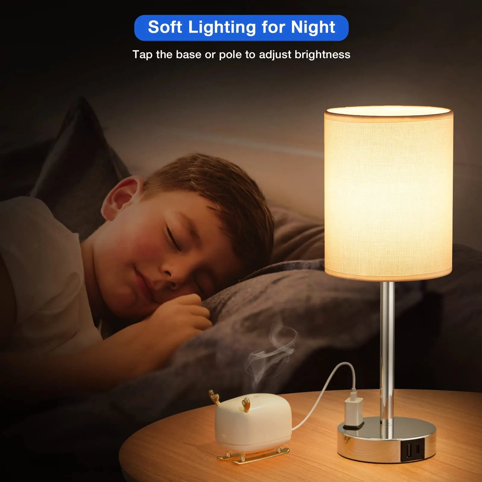 Lampe de Table tactile pour chambre à coucher - vue 7 sur 20