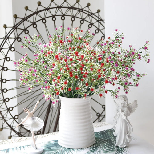 bouquets de gypsophile artificielle pour décoration intérieure et extérieure - vue 5 sur 15