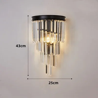 applique murale en cristal design pour éclairage moderne de la maison - vue 11 sur 21