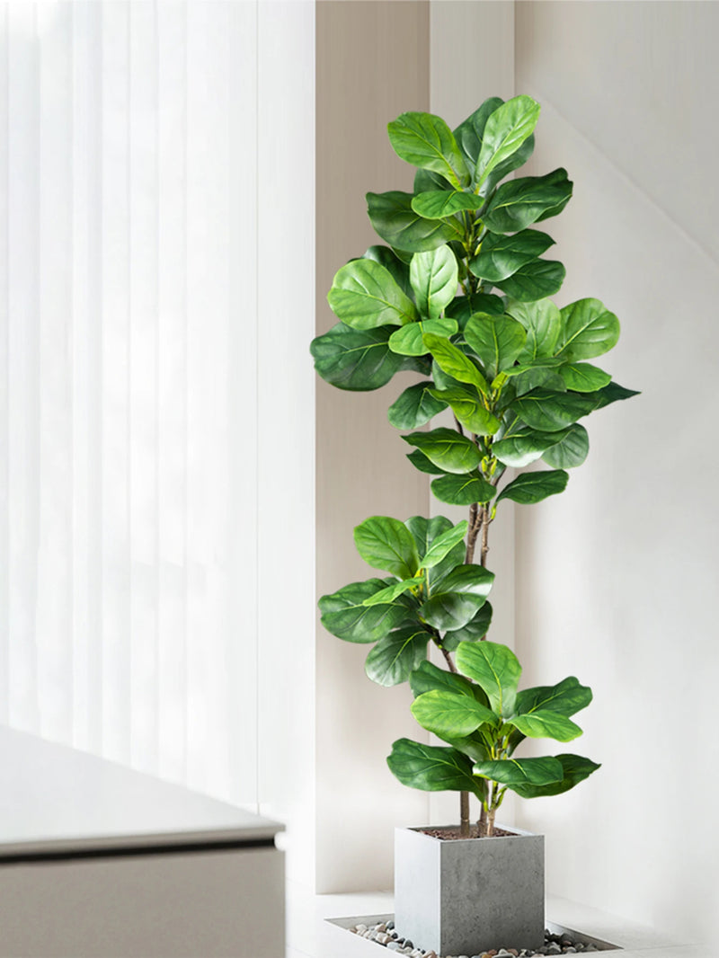 grand arbre ficus artificiel pour décoration intérieure et extérieure