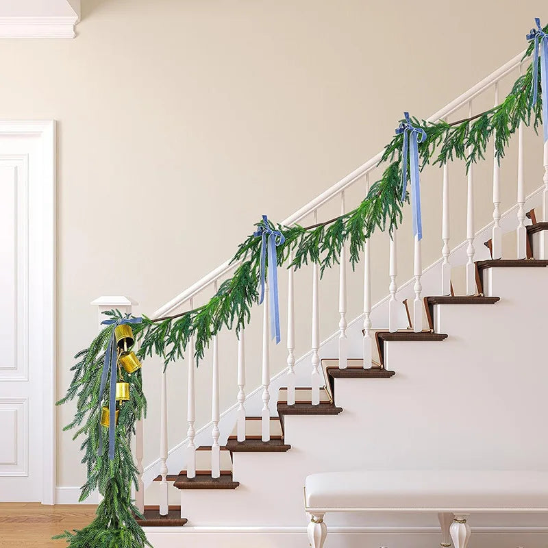 guirlande artificielle de noël pour décoration festive et mariage - vue 5 sur 6