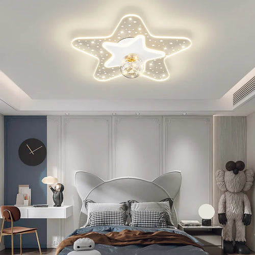 plafonnier ciel étoilé moderne pour chambre d'enfant - vue 5 sur 14