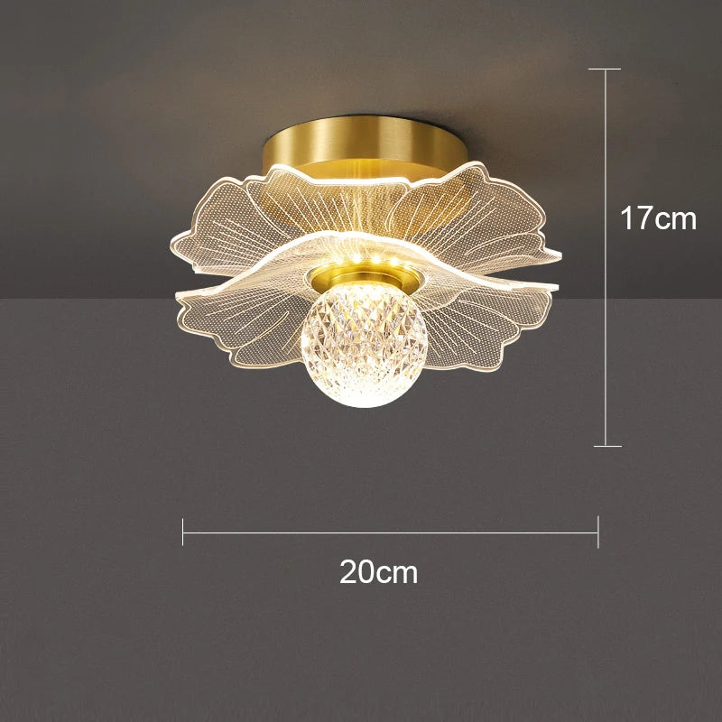 Plafonnier LED nordique éclairage intérieur de maison chambre chevet salon Table à manger couloir décoration