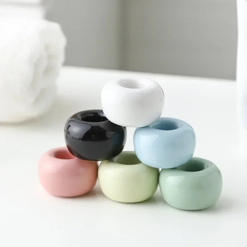 support de rangement pour brosse à dents en céramique - vue 4 sur 12