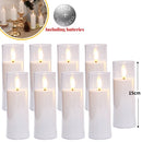 lot de 6 à 60 bougies led sans flamme pour décorations de fête
