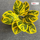 feuilles de phénix artificielles décoration verte en plastique