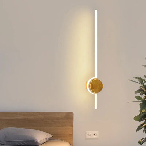 applique murale en bois et led pour décoration intérieure moderne - vue 2 sur 13