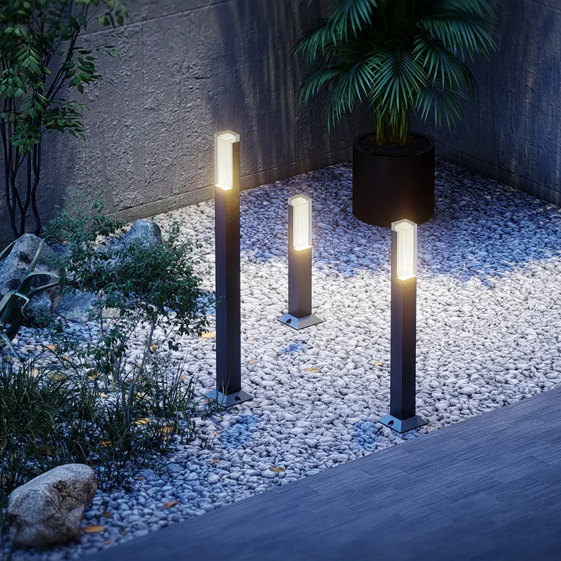 LED lampe à gazon paysage lumières pour la décoration de jardin IP65 étanche AC85-265V lumières de jardin éclairage extérieur pour maison de campagne