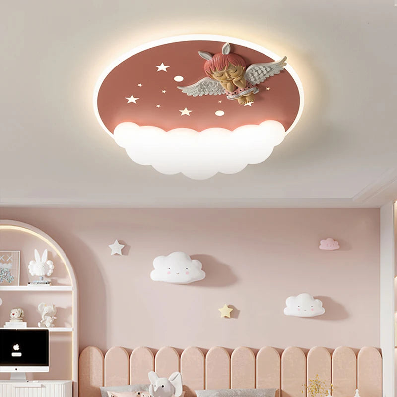 lustre led moderne avec télécommande pour décoration intérieure - vue 6 sur 18