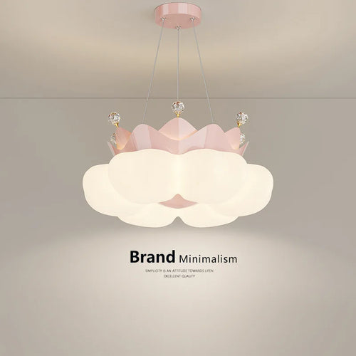 plafonnier romantique en forme de nuage pour chambre d'enfant - vue 7 sur 12