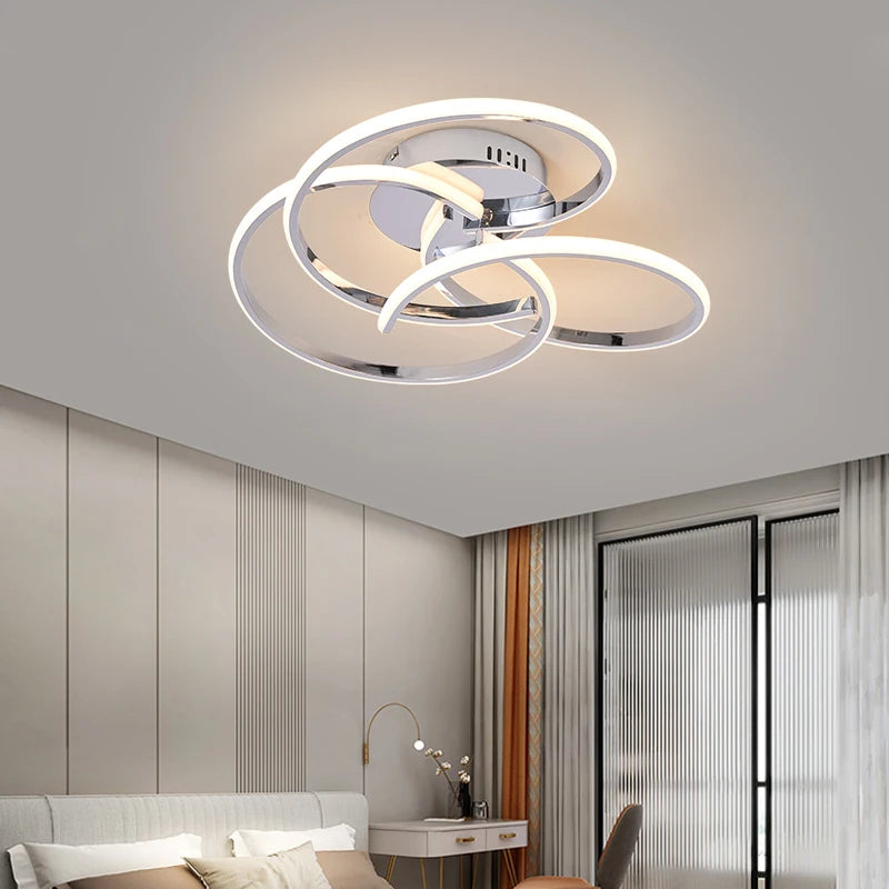 plafonnier moderne design créatif à leds pour intérieur - vue 7 sur 13