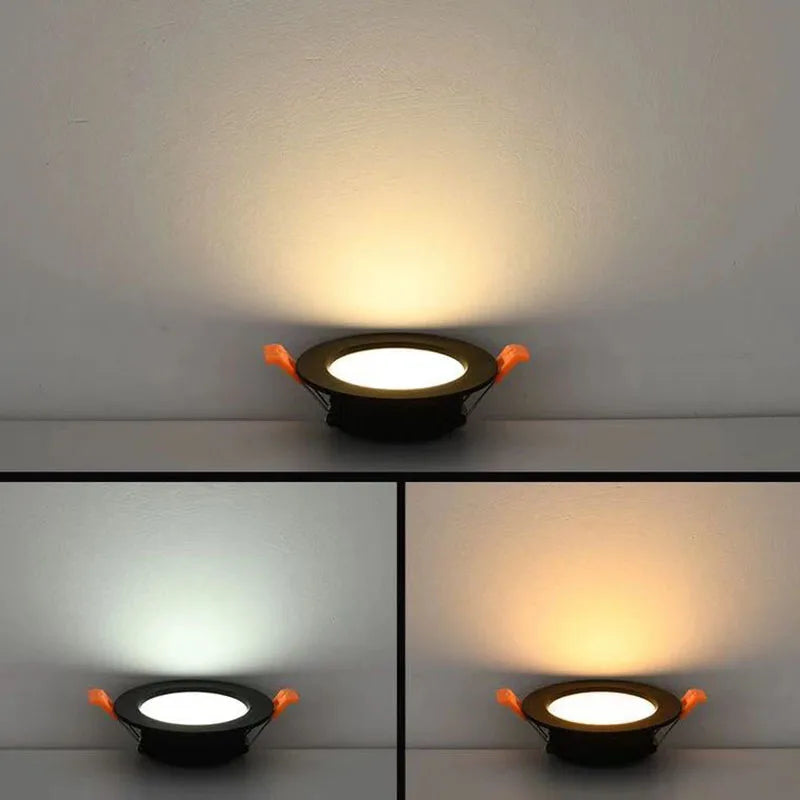 spot led downlight en aluminium épais intégré - vue 7 sur 6