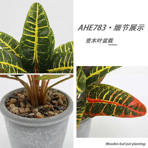 plante artificielle en pot pour décoration intérieure moderne - vue 4 sur 6