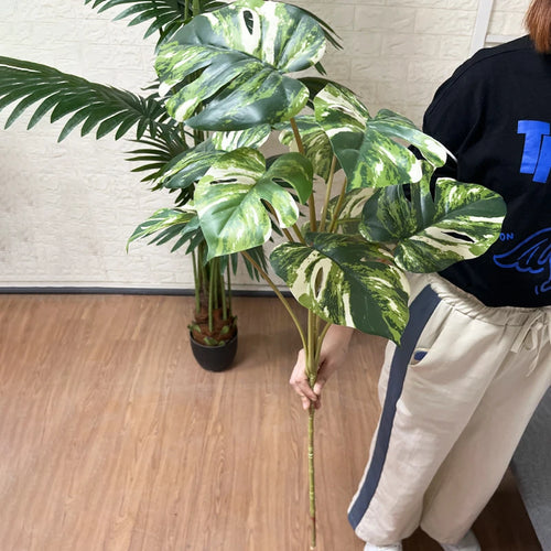 plantes artificielles monstera pour décoration intérieure et extérieure - vue 2 sur 10