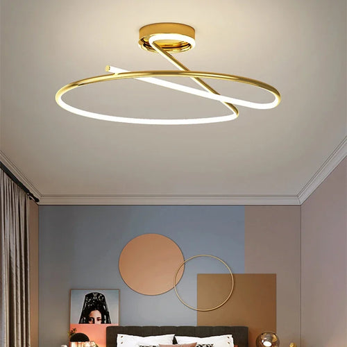 Plafond moderne à LEDs allée pour salon salle à manger chambre Loft décoration de la maison luminaires d'intérieur