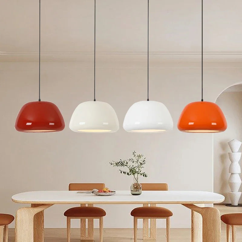 lampe led suspendue design nordique macaron pour décoration intérieure