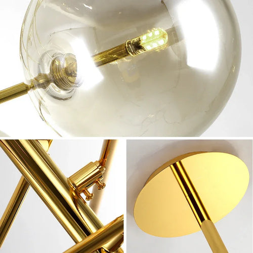 suspension en verre moderne pour décoration créative et élégante - vue 7 sur 9