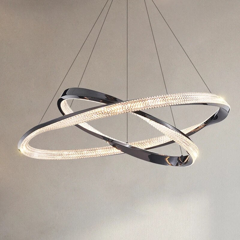 Lustre design salon minimaliste - vue 4 sur 12