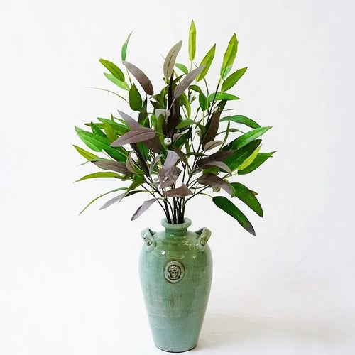 plantes vertes artificielles décoration florale mariage eucalyptus et fruits - vue 3 sur 9