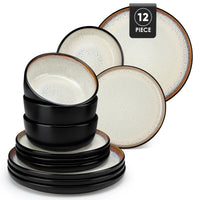 Service de table en ceramique gres style moderne