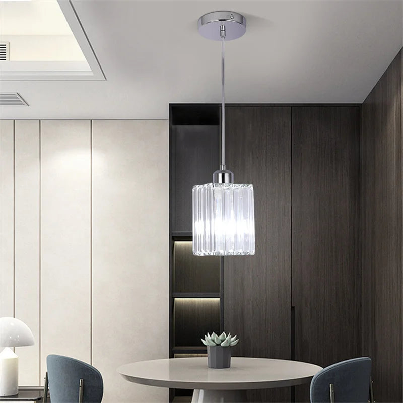 Nordique moderne K9 cristal Lustre intérieur plafonnier couloir escaliers suspension chambre Lustre salle à manger luminaires décor à la maison