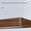 suspension moderne à led en bois avec télécommande pour table et bar