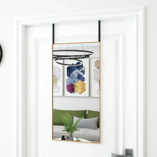 miroir de porte décoratif en verre et aluminium - vue 5 sur 5