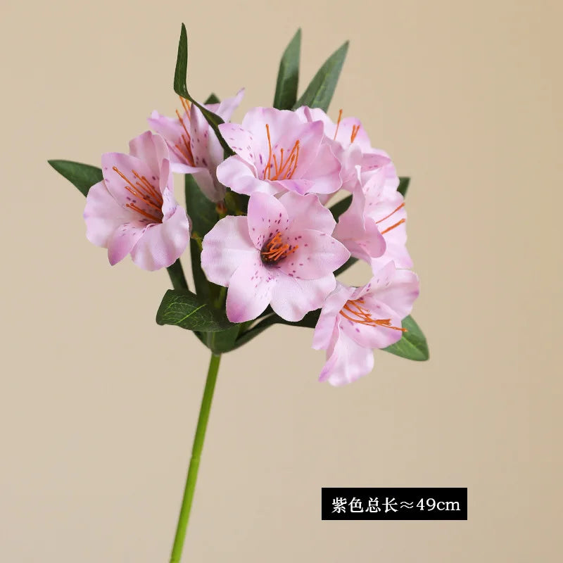 fleur artificielle trompette bouquet décoratif pour mariage et maison - vue 8 sur 12
