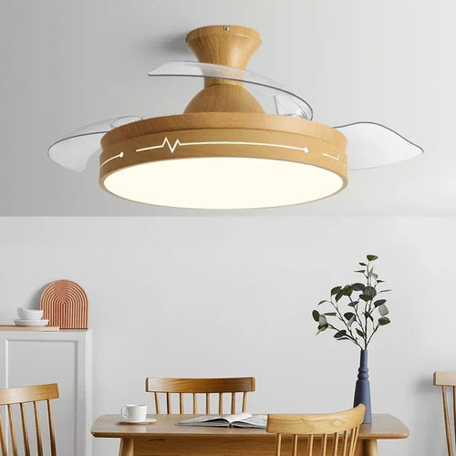 ventilateur de plafond avec lumière et contrôle silencieux - vue 2 sur 12