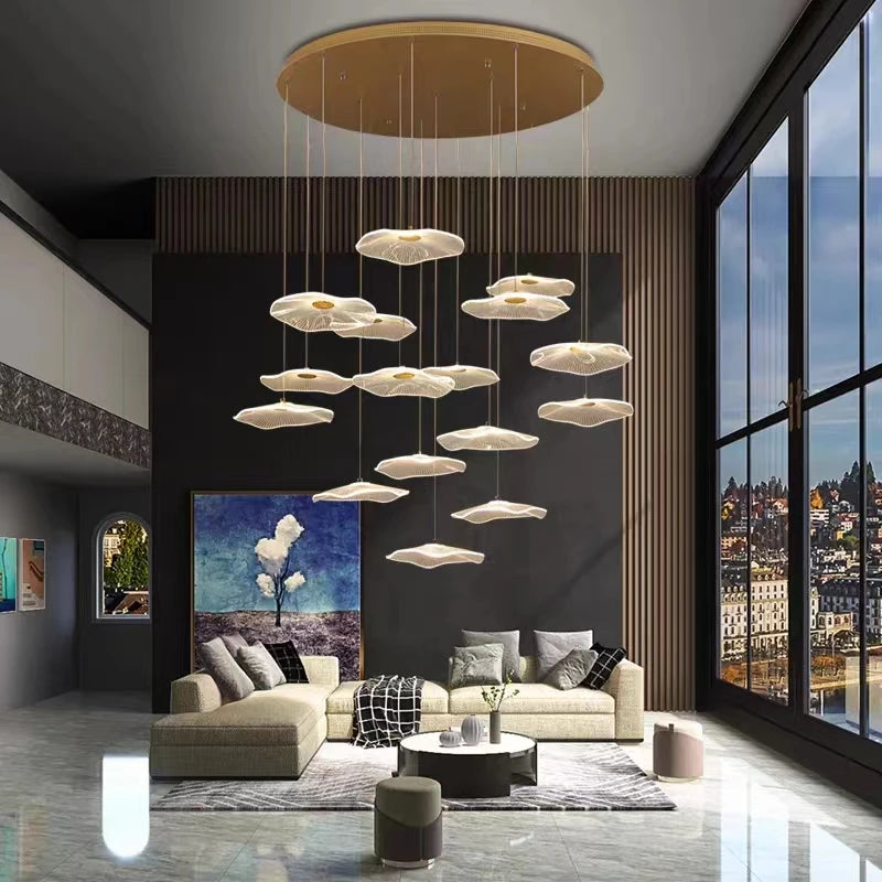 suspension moderne en acrylique pour décoration intérieure élégante - vue 6 sur 18