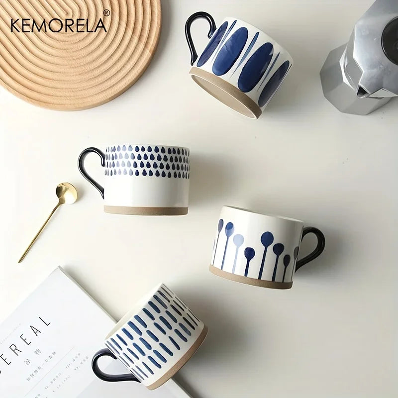 Tasse japonaise en céramique design minimaliste bureau maison - vue 6 sur 7